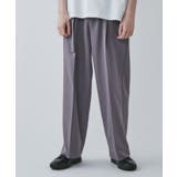 パープルその他 | ベルト付き トロミワイドスラックス 韓国 | WEGO【MEN】