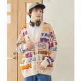 柄5 | リネンライク総柄ルーズカーディガン メンズ レディース | WEGO【WOMEN】