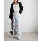 ロゴ刺繍カップインショートキャミソール キャミソール インナー | WEGO【WOMEN】 | 詳細画像2 