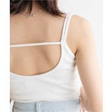 ロゴ刺繍カップインショートキャミソール キャミソール インナー | WEGO【WOMEN】 | 詳細画像5 