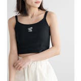 ロゴ刺繍カップインショートキャミソール キャミソール インナー | WEGO【WOMEN】 | 詳細画像11 