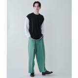 レイヤード ジャガードベストLSTee メンズ | WEGO【MEN】 | 詳細画像3