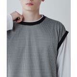 レイヤード ジャガードベストLSTee メンズ | WEGO【MEN】 | 詳細画像5