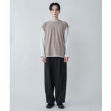 レイヤード ジャガードベストLSTee メンズ | WEGO【MEN】 | 詳細画像12