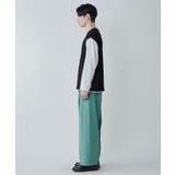レイヤード ジャガードベストLSTee メンズ | WEGO【MEN】 | 詳細画像17