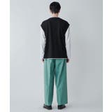 レイヤード ジャガードベストLSTee メンズ | WEGO【MEN】 | 詳細画像18