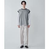 レイヤード ジャガードベストLSTee メンズ | WEGO【MEN】 | 詳細画像20