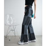 パッチワークローライズフレアデニムパンツ レディース 春 | WEGO【WOMEN】 | 詳細画像10