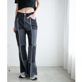 パッチワークローライズフレアデニムパンツ レディース 春 | WEGO【WOMEN】 | 詳細画像12