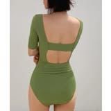 グリーン | 水着 バックデザインワンピーススウィムウェア レディース | WEGO【WOMEN】