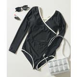 水着 パイピングロングスリーブスウィムウェア レディース | WEGO【WOMEN】 | 詳細画像5 