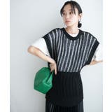 ルーズメッシュニットベスト | WEGO【WOMEN】 | 詳細画像15