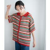 マルチボーダークロシェシャツ レディース 春 | WEGO【WOMEN】 | 詳細画像7