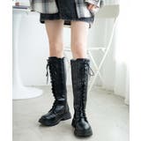 レースアップロングブーツ レディース 秋 | WEGO【WOMEN】 | 詳細画像5 