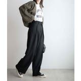 ハイウエストタックワイドスラックパンツ レディース 秋 | WEGO【WOMEN】 | 詳細画像30 