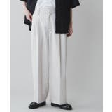 ホワイトアイボリー | TR ワイドストレートスラックス メンズ | WEGO【MEN】