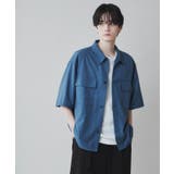 ブルー | TR フラップポケットBIGシャツ メンズ | WEGO【MEN】