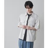 ホワイトアイボリー | TR フラップポケットBIGシャツ メンズ | WEGO【MEN】