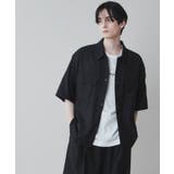 ブラック | TR フラップポケットBIGシャツ メンズ | WEGO【MEN】
