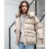 ベージュ | カラーナイロンパテッドブルゾン | WEGO【MEN】
