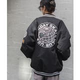 ブラック | パテッドワッペンスタジャン メンズ レディース | WEGO【MEN】