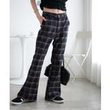 チェックフレアスラックス レディース 秋 | WEGO【WOMEN】 | 詳細画像8