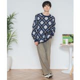 モヘアライク総柄BIGプルオーバー メンズ レディース | WEGO【MEN】 | 詳細画像3 