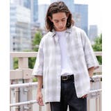 グレーチェック1 | オンブレチェックBIGシャツ メンズ レディース | WEGO【MEN】
