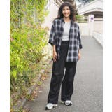 オンブレチェックBIGシャツ メンズ レディース | WEGO【MEN】 | 詳細画像6