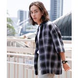 オンブレチェックBIGシャツ メンズ レディース | WEGO【MEN】 | 詳細画像19