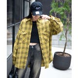 イエローチェック１ | チェックBIGシャツ レディース 秋 | WEGO【WOMEN】