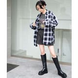 チェックBIGシャツ レディース 秋 | WEGO【WOMEN】 | 詳細画像4 