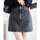 ブラックその他 | デニム台形ミニスカート レディース 秋 | WEGO【WOMEN】