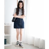 デニム台形ミニスカート レディース 秋 | WEGO【WOMEN】 | 詳細画像2 