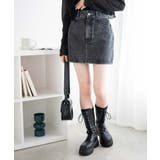 デニム台形ミニスカート レディース 秋 | WEGO【WOMEN】 | 詳細画像15 
