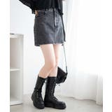 デニム台形ミニスカート レディース 秋 | WEGO【WOMEN】 | 詳細画像17 