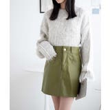 Fレザー台形ミニスカート レディース 春 | WEGO【WOMEN】 | 詳細画像7 