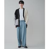 トロミ ベルト付きワイドスラックス メンズ | WEGO【MEN】 | 詳細画像2