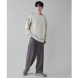 トロミ ベルト付きワイドスラックス メンズ | WEGO【MEN】 | 詳細画像4