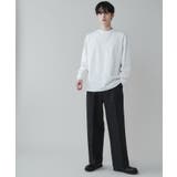 トロミ ベルト付きワイドスラックス メンズ | WEGO【MEN】 | 詳細画像5