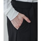 トロミ ベルト付きワイドスラックス メンズ | WEGO【MEN】 | 詳細画像7