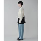 トロミ ベルト付きワイドスラックス メンズ | WEGO【MEN】 | 詳細画像12