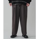 トロミ ベルト付きワイドスラックス メンズ | WEGO【MEN】 | 詳細画像14