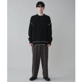 トロミ ベルト付きワイドスラックス メンズ | WEGO【MEN】 | 詳細画像15