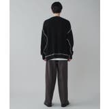 トロミ ベルト付きワイドスラックス メンズ | WEGO【MEN】 | 詳細画像17