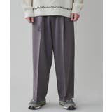 トロミ ベルト付きワイドスラックス メンズ | WEGO【MEN】 | 詳細画像18
