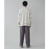トロミ ベルト付きワイドスラックス メンズ | WEGO【MEN】 | 詳細画像20