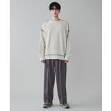 トロミ ベルト付きワイドスラックス メンズ | WEGO【MEN】 | 詳細画像21