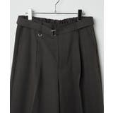 トロミ ベルト付きワイドスラックス メンズ | WEGO【MEN】 | 詳細画像32