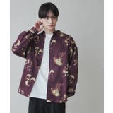 柄4 | アムンゼン 総柄BIGシャツ メンズ | WEGO【MEN】